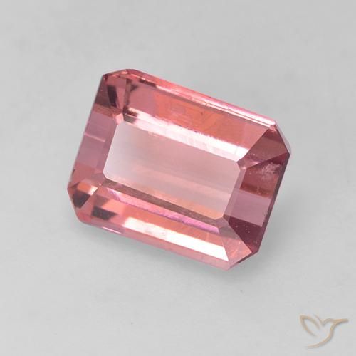 Turmalina Rosado Bubblegum natural de 1.88 ct, Corte Octágono / Esmeralda, VVS-VS