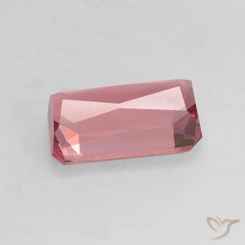 Turmalina Rosado naranja intenso natural de 1.08 ct, Corte Octágono / Esmeralda, VVS-VS
