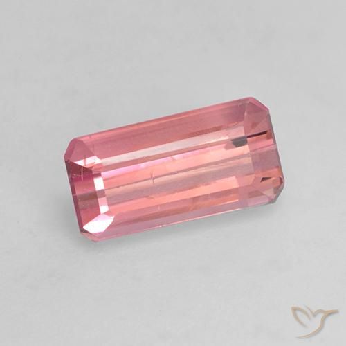 Turmalina Rosado medio natural de 1.35 ct, Corte Octágono / Esmeralda, VVS-VS