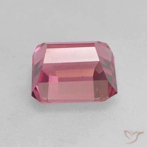 Turmalina Rosado medio natural de 1.52 ct, Corte Octágono / Esmeralda, VVS-VS