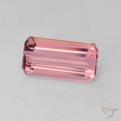 Turmalina Rosado medio natural de 1.12 ct, Corte Octágono / Esmeralda, VVS-VS