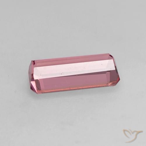 Turmalina Rosado medio natural de 1.12 ct, Corte Octágono / Esmeralda, VVS-VS
