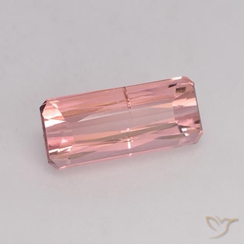 Turmalina Rosado Bubblegum natural de 1.28 ct, Corte Octágono / Esmeralda, SI