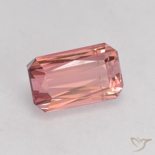 Turmalina Rosado medio natural de 1.52 ct, Corte Octágono / Esmeralda, VS-SI