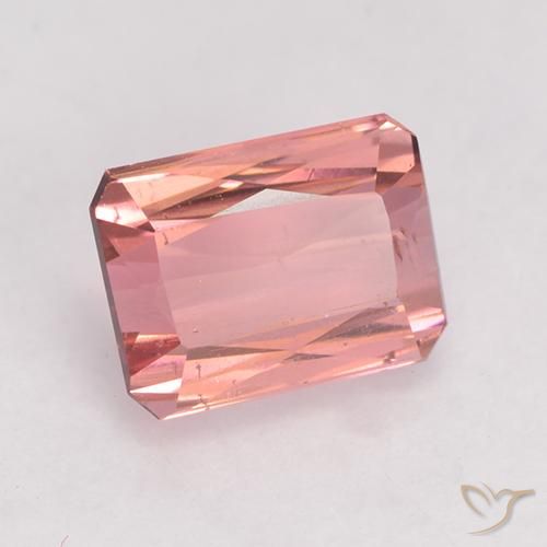 Turmalina Rosado claro medio natural de 1.45 ct, Corte Octágono / Esmeralda, VS