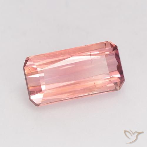 Turmalina Rosado claro medio natural de 1.24 ct, Corte Octágono / Esmeralda, VS