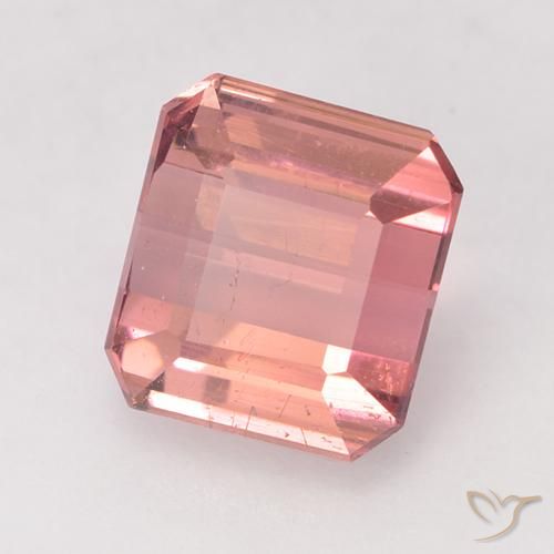 Turmalina Rosado medio natural de 1.93 ct, Corte Octágono / Esmeralda, VS