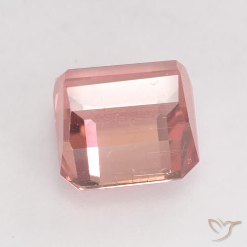 Turmalina Rosado medio natural de 1.93 ct, Corte Octágono / Esmeralda, VS