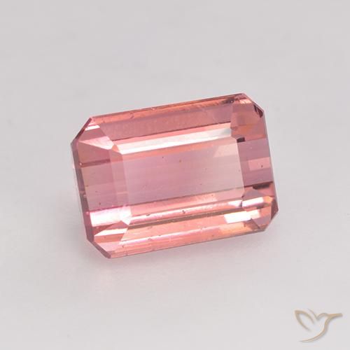 Turmalina Rosado claro natural de 1.86 ct, Corte Octágono / Esmeralda, VS