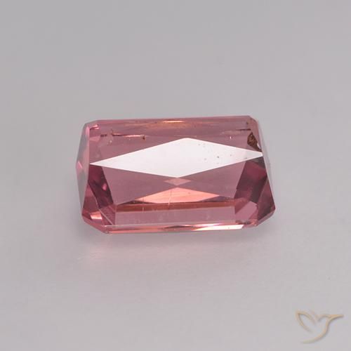 Turmalina Rosado medio natural de 1.60 ct, Corte Octágono / Esmeralda, VS-SI