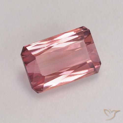 Turmalina Rosa oscuro natural de 1.64 ct, Corte Octágono / Esmeralda, VVS-VS