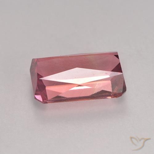 Turmalina Rosa oscuro natural de 1.64 ct, Corte Octágono / Esmeralda, VVS-VS