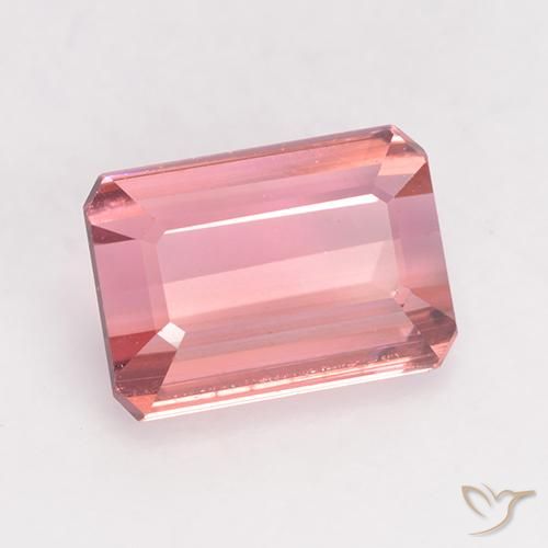 Turmalina Rosado claro natural de 1.40 ct, Corte Octágono / Esmeralda, VVS-VS