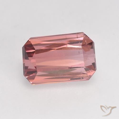 Turmalina Rosado medio natural de 1.83 ct, Corte Octágono / Esmeralda, VS