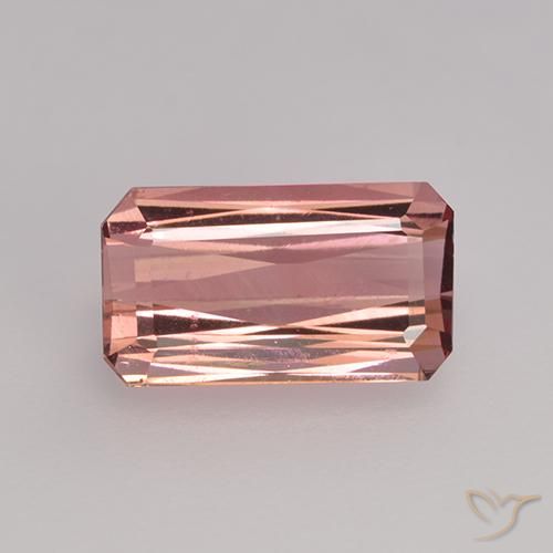Turmalina Rosado medio natural de 1.55 ct, Corte Octágono / Esmeralda, VS