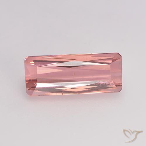 1.81ct Natural Rosado claro Turmalina, corte esmeralda, VS