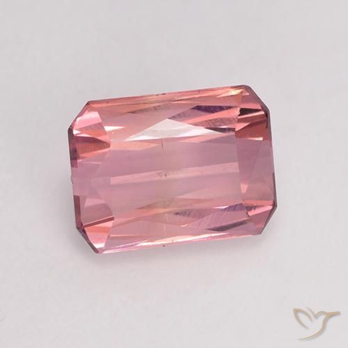 Turmalina Rosado medio natural de 1.43 ct, Corte Octágono / Esmeralda, VVS-VS