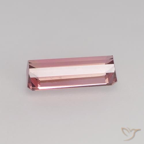 Turmalina Rosado naranja natural de 1.09 ct, Corte Octágono / Esmeralda, VS