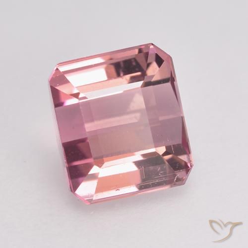 Turmalina Rosado claro natural de 1.27 ct, Corte Octágono / Esmeralda, VVS-VS