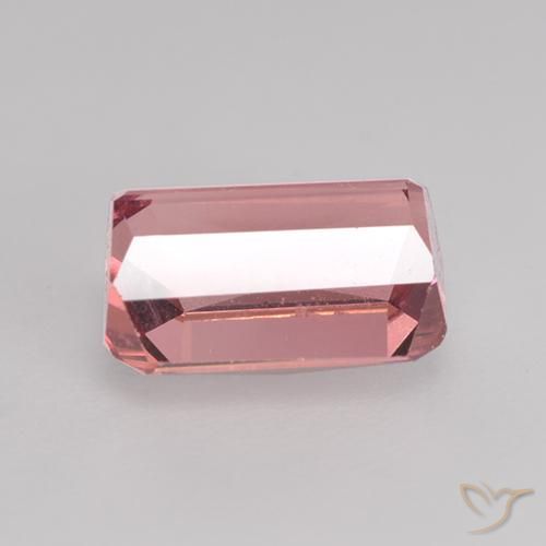 Turmalina Rosado cálido claro natural de 1.34 ct, Corte Octágono / Esmeralda, VVS-VS