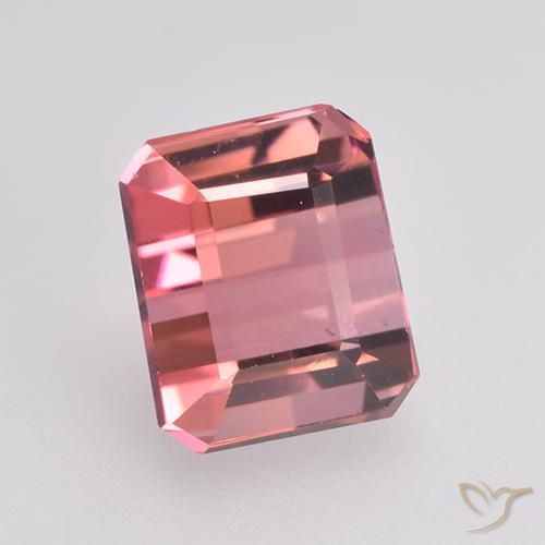 Turmalina Rosado claro natural de 1.63 ct, Corte Octágono / Esmeralda, VVS-VS