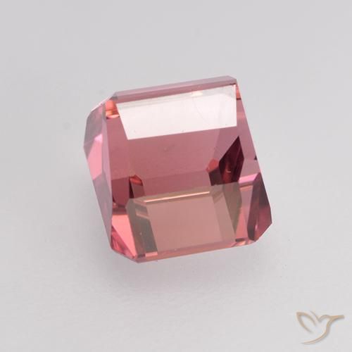 Turmalina Rosado claro natural de 1.63 ct, Corte Octágono / Esmeralda, VVS-VS