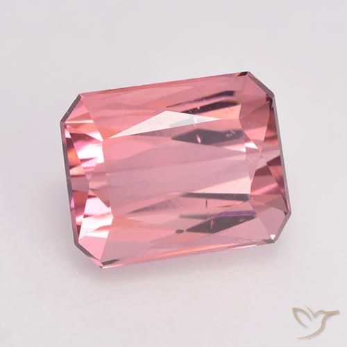 Turmalina Bubblegum rosado claro natural de 1.90 ct, Corte Octágono / Esmeralda, VS