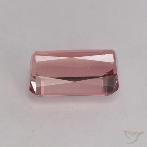 Turmalina Rosado cálido claro natural de 1.20 ct, Corte Octágono / Esmeralda, VS