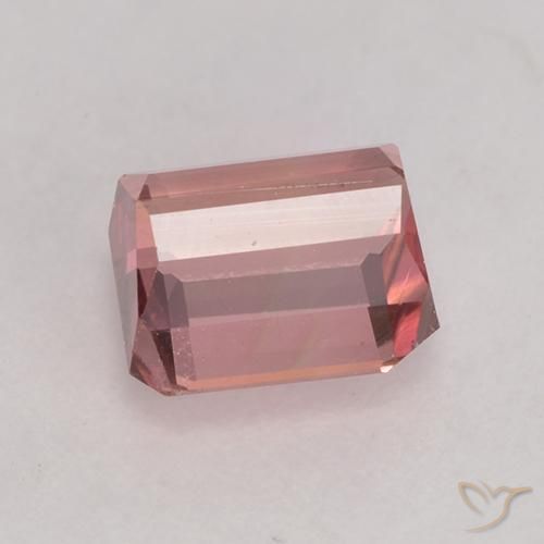 Turmalina Rosado cálido claro natural de 1.39 ct, Corte Octágono / Esmeralda, VS