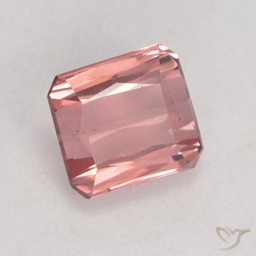 Turmalina Rosado claro natural de 1.44 ct, Corte Octágono / Esmeralda, VS