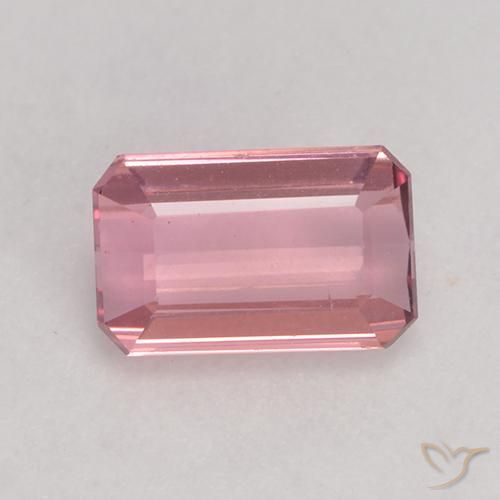 Turmalina Bubblegum rosado claro natural de 1.01 ct, Corte Octágono / Esmeralda, VS