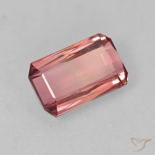 Turmalina Rosado palo de rosa natural de 1.66 ct, Corte Octágono / Esmeralda, VVS-VS