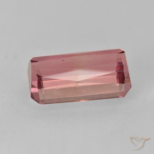 Turmalina Rosado palo de rosa natural de 1.66 ct, Corte Octágono / Esmeralda, VVS-VS