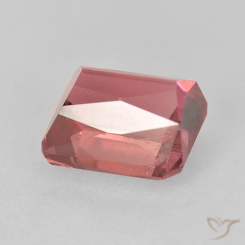 Turmalina Rosa oscuro natural de 1.21 ct, Corte Octágono / Esmeralda, VS