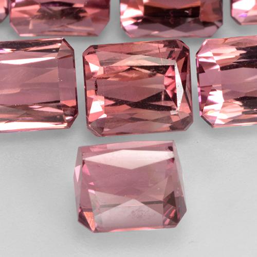 Turmalina Rosado rojizo natural de 1.54 ct, Corte Octágono / Esmeralda, VS