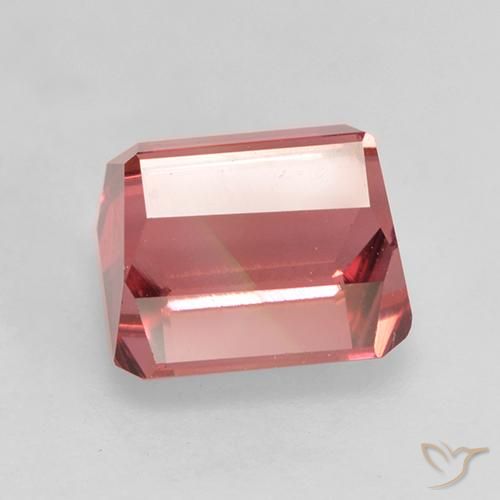 Turmalina Rosado palo de rosa natural de 3.02 ct, Corte Octágono / Esmeralda, VVS-VS