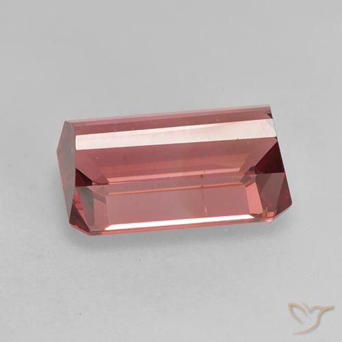 Turmalina Rosado medio natural de 3.61 ct, Corte Octágono / Esmeralda, VS