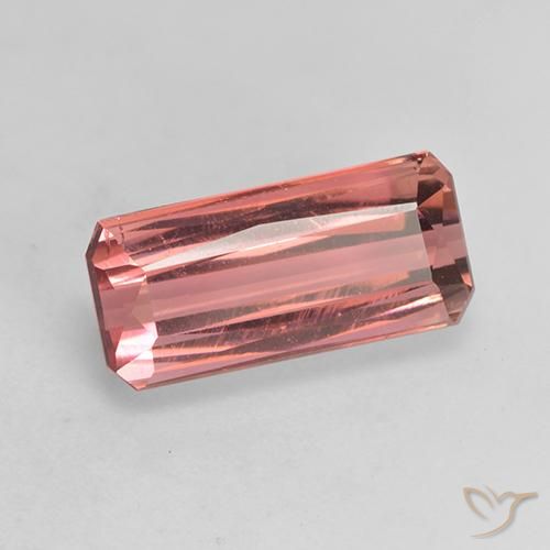 Turmalina Rosado medio natural de 3.51 ct, Corte Octágono / Esmeralda, VS