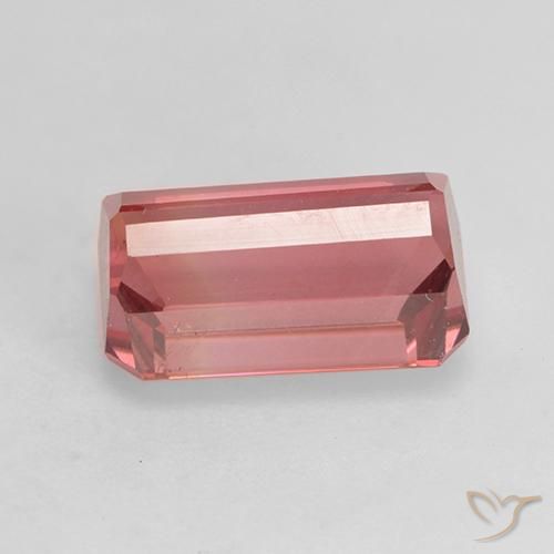 Turmalina Rosado palo de rosa natural de 3.07 ct, Corte Octágono / Esmeralda, VS
