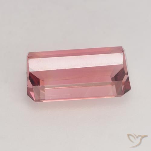 Turmalina Rosado naranja natural de 2.83 ct, Corte Octágono / Esmeralda, VVS-VS