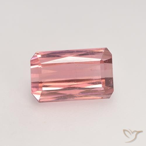 2.38ct Natural Rosado Bubblegum Turmalina, corte esmeralda, VS-SI