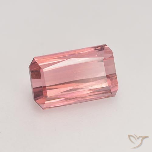 Turmalina Rosado Bubblegum natural de 2.38 ct, Corte Octágono / Esmeralda, VS-SI