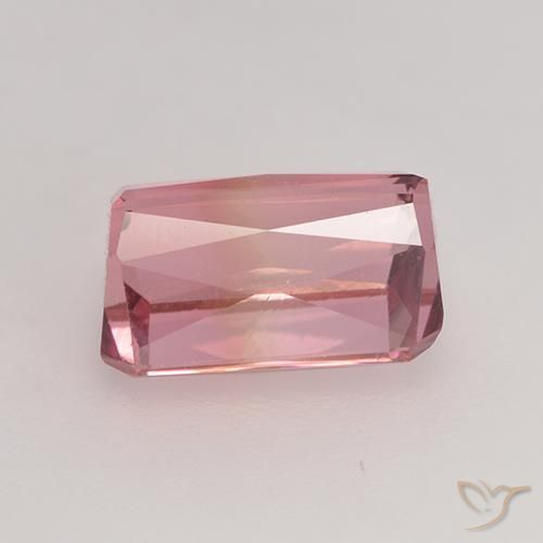 Turmalina Rosado medio natural de 2.49 ct, Corte Octágono / Esmeralda, VVS-VS