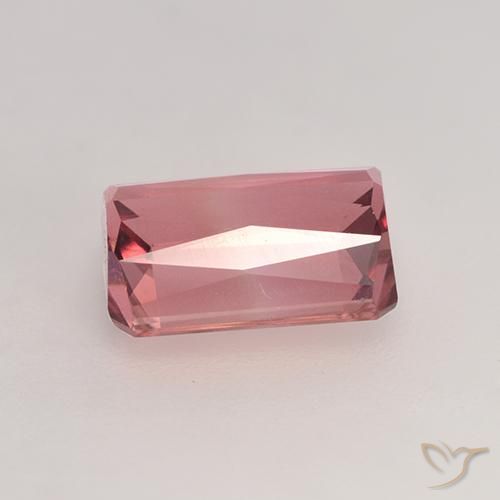Turmalina Rosado intenso natural de 2.44 ct, Corte Octágono / Esmeralda, VVS-VS