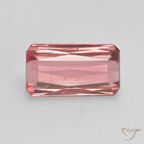2.64ct Natural Rosado intenso Turmalina, corte esmeralda, SI
