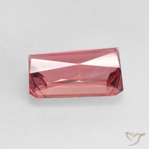 Turmalina Rosado naranja intenso natural de 2.38 ct, Corte Octágono / Esmeralda, VS