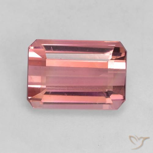 2.49ct Natural Rosado naranja intenso Turmalina, corte esmeralda, VVS-VS