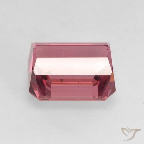 Turmalina Rosado rojizo natural de 2.43 ct, Corte Octágono / Esmeralda, SI
