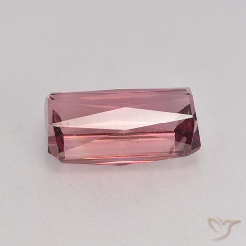 Turmalina Rosa oscuro natural de 3.20 ct, Corte Octágono / Esmeralda, VS-SI