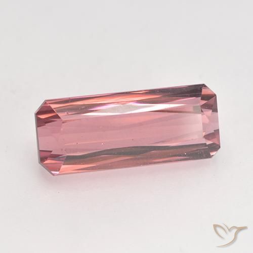 Turmalina Rosado naranja natural de 3.39 ct, Corte Octágono / Esmeralda, VVS-VS